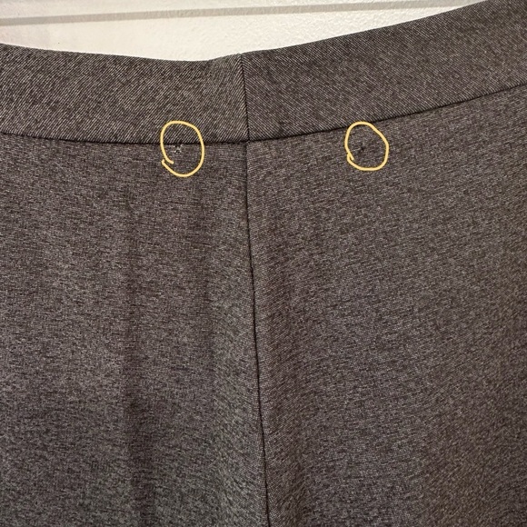 J. Mclaughlin Flat Front Trouser Stretch Pant Womens 8 Gray Rayon Blend Career - Picture 3 of 9